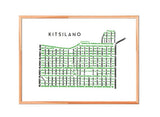 Kitsilano Typography Map